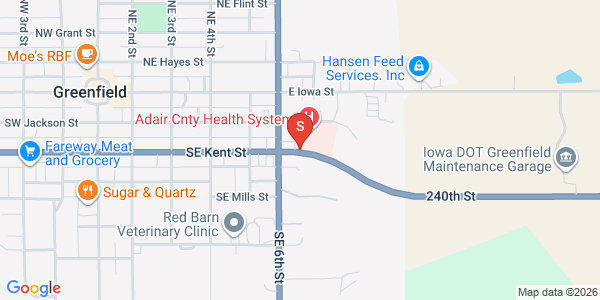 Adair County Memorial Hospital, Greenfield, IA - 609 SE Kent St