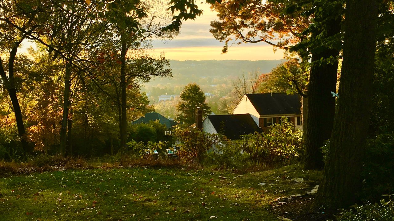 picture of a farm house in the middle of trees in Malvern, PA