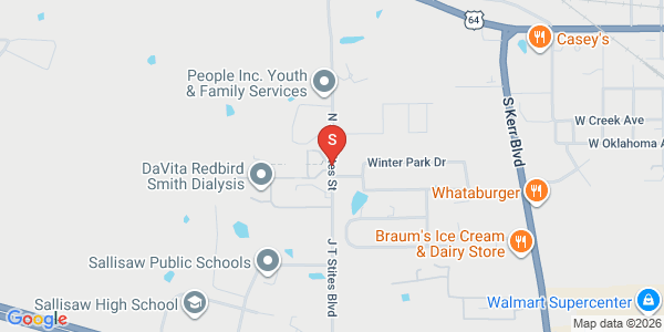 Redbird Smith Health Ctr, Sallisaw, OK - 301 S J T Stites St