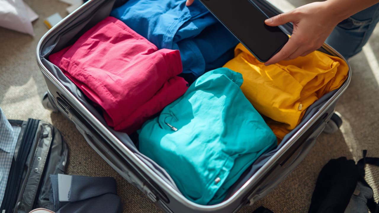 Someone packing up