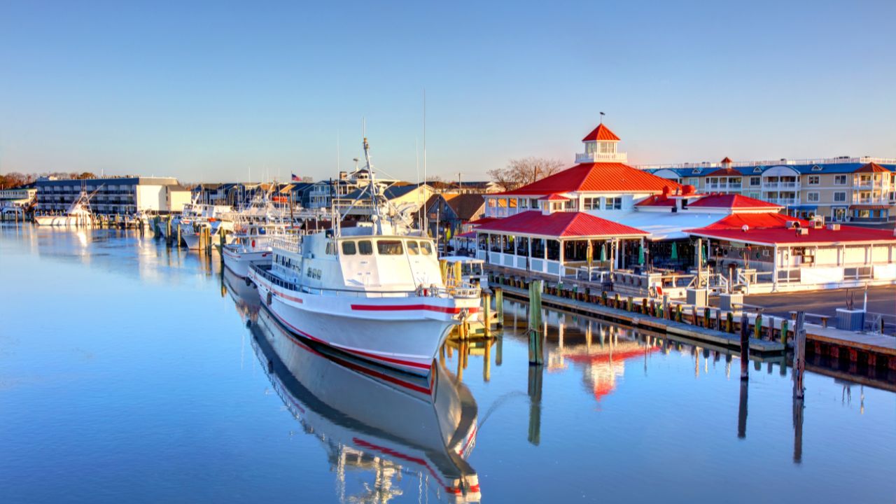 a picture of a boat dock in Lewes Delaware