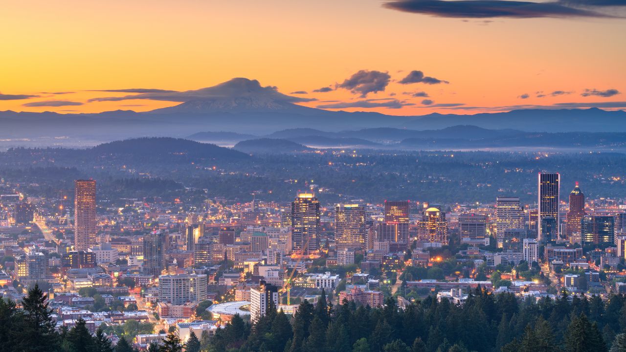 A picture of a city