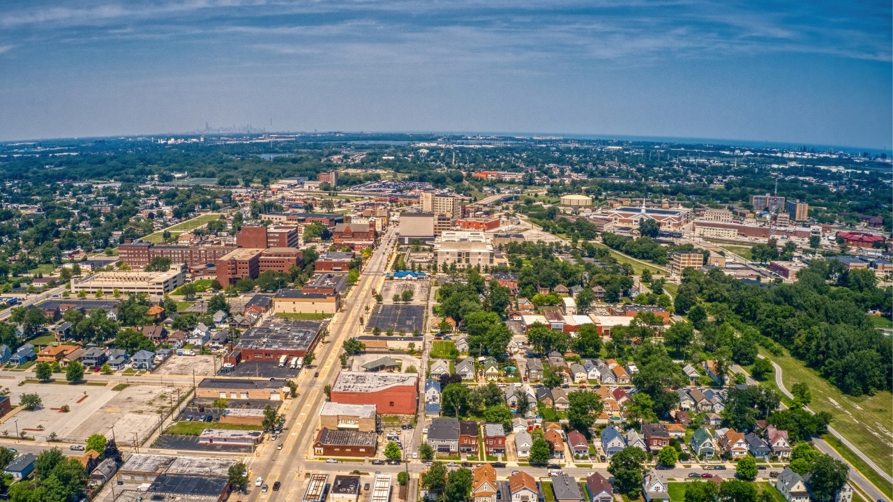 A view of a city