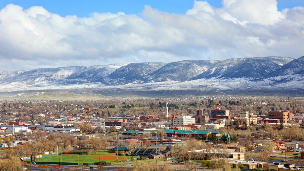 view of a mountain in Casper city