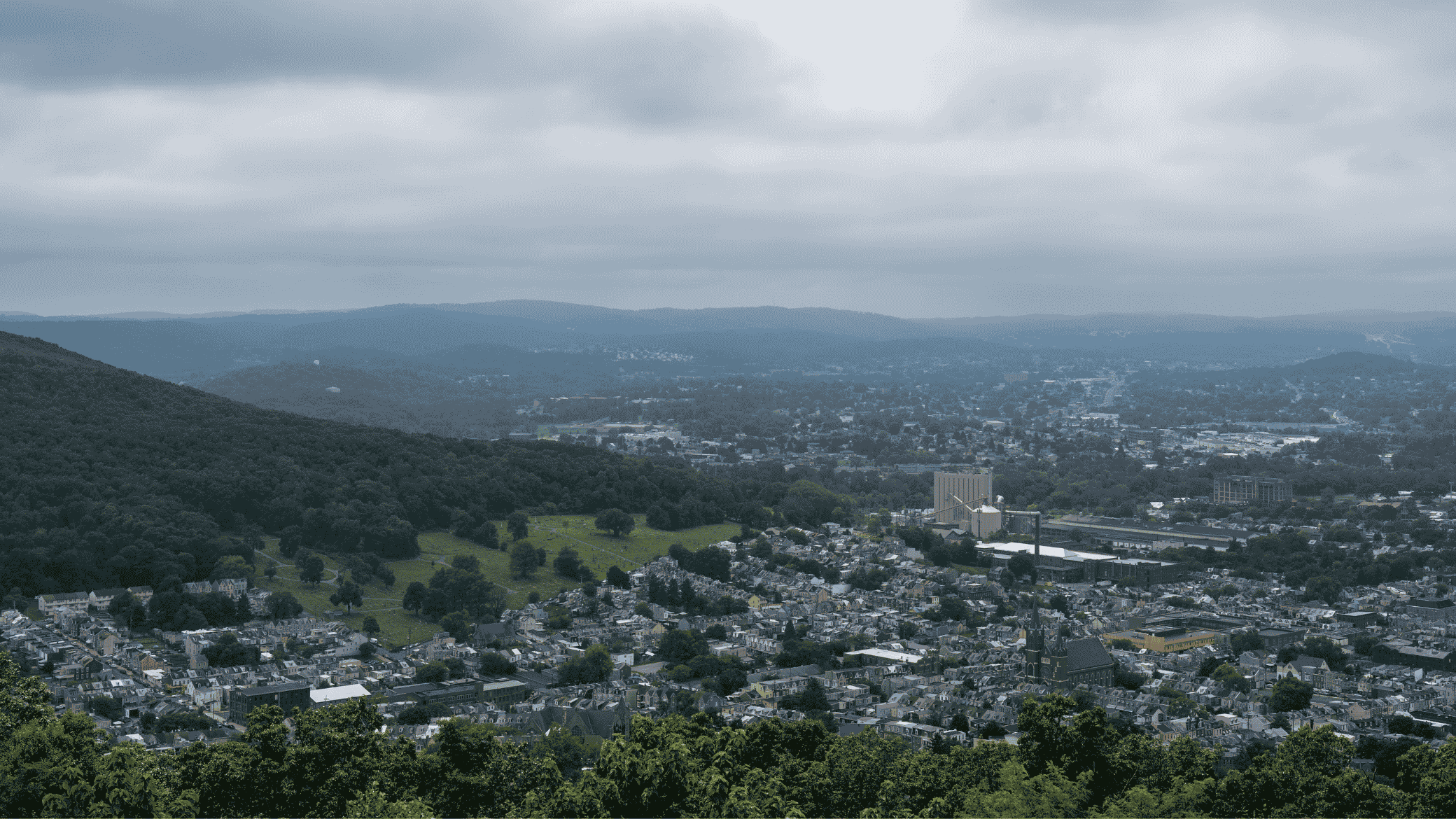 view of the city