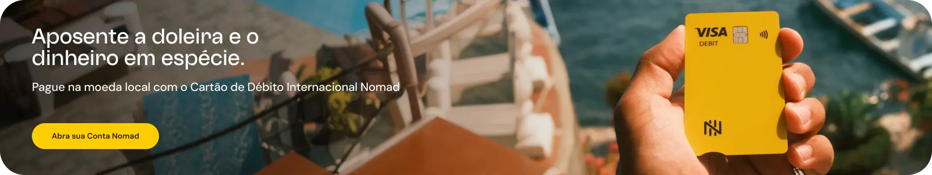 Banner Conta Internacional Nomad