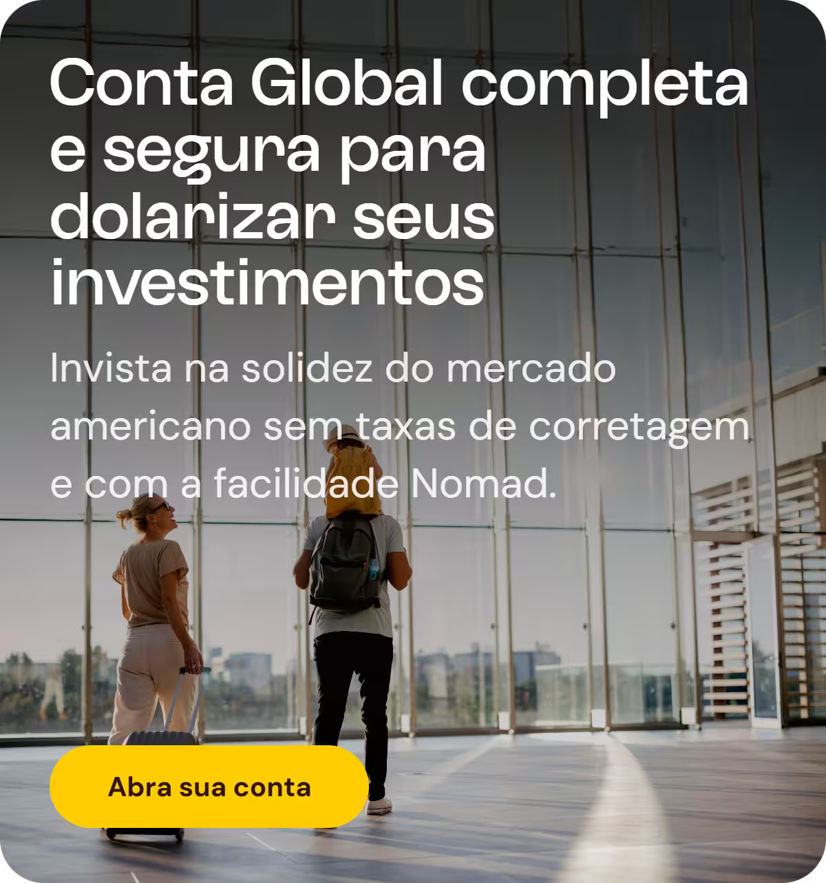 Banner Conta Internacional Nomad