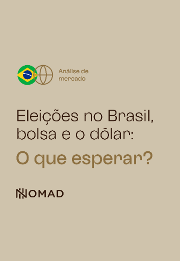 Capa do relatório: Eleições no Brasil, bolsa e o dólar