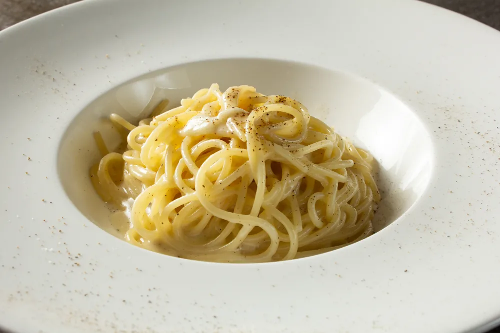 Prato de cacio e pepe