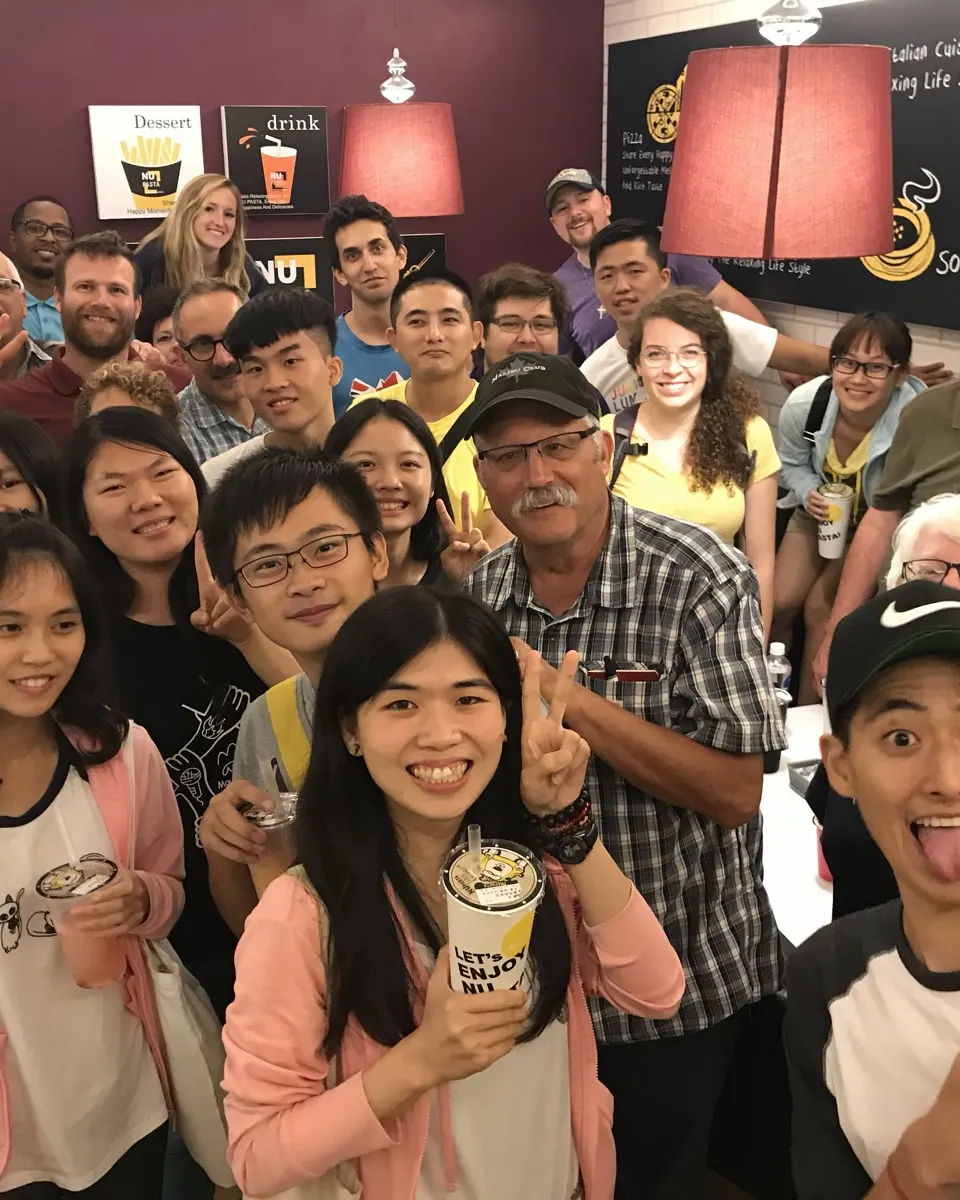 Friends from Hope Fellowship together after a gathering