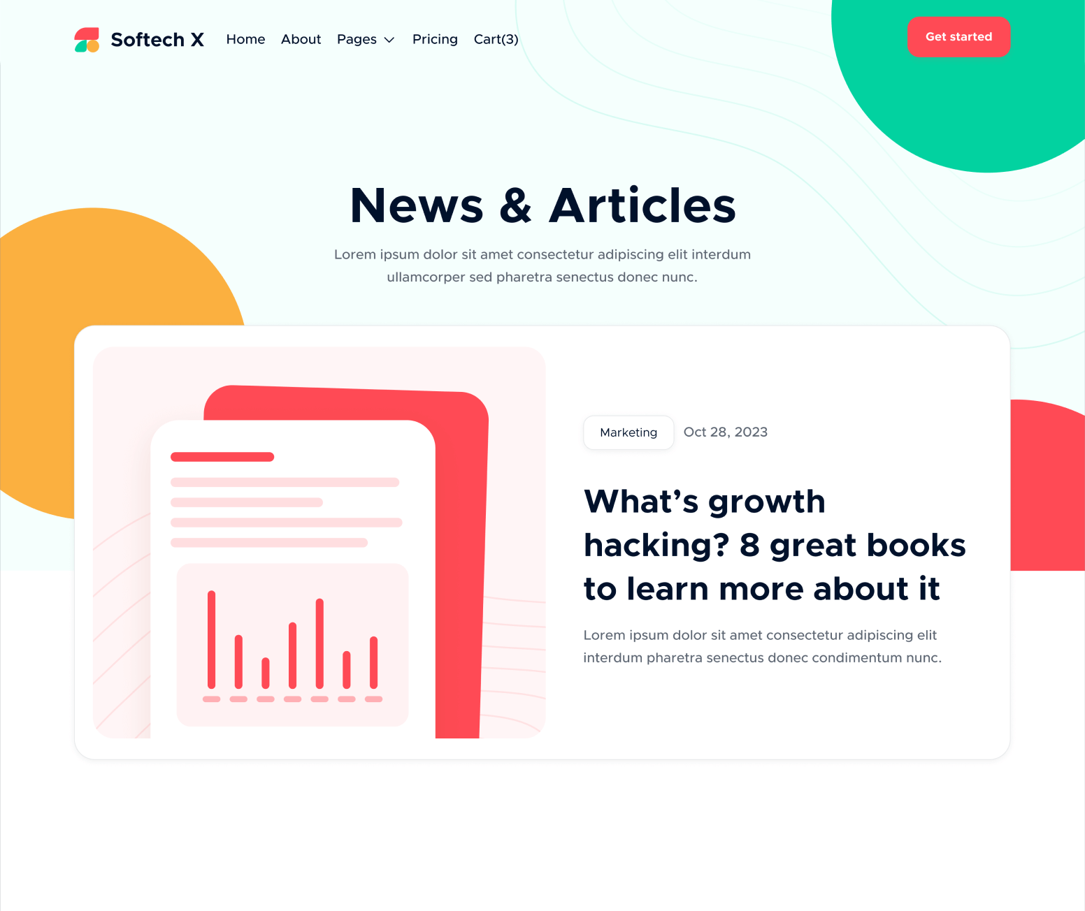 Blog V2 - Softech X Webflow Template