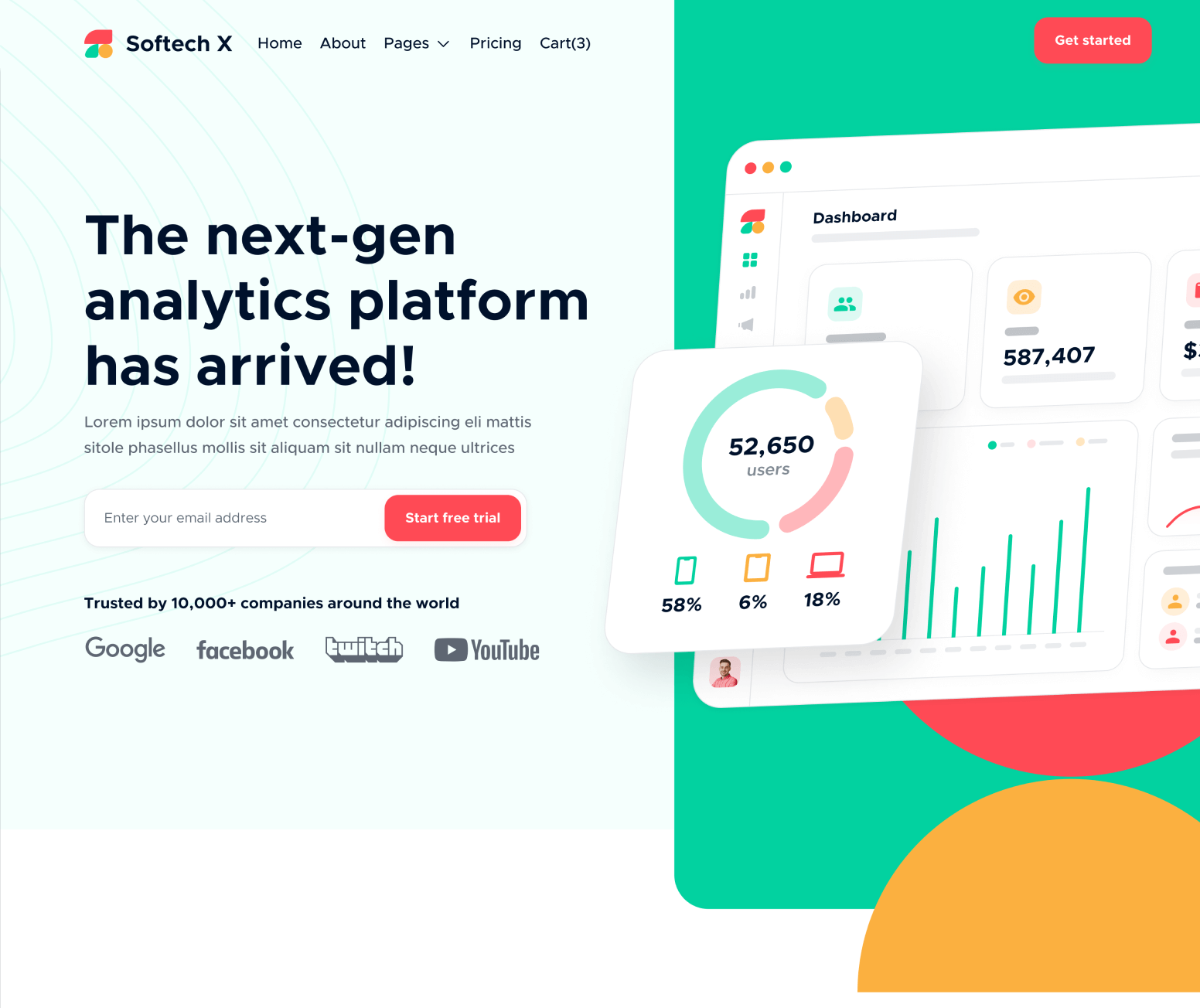 Home V3 - Softech X Webflow Template