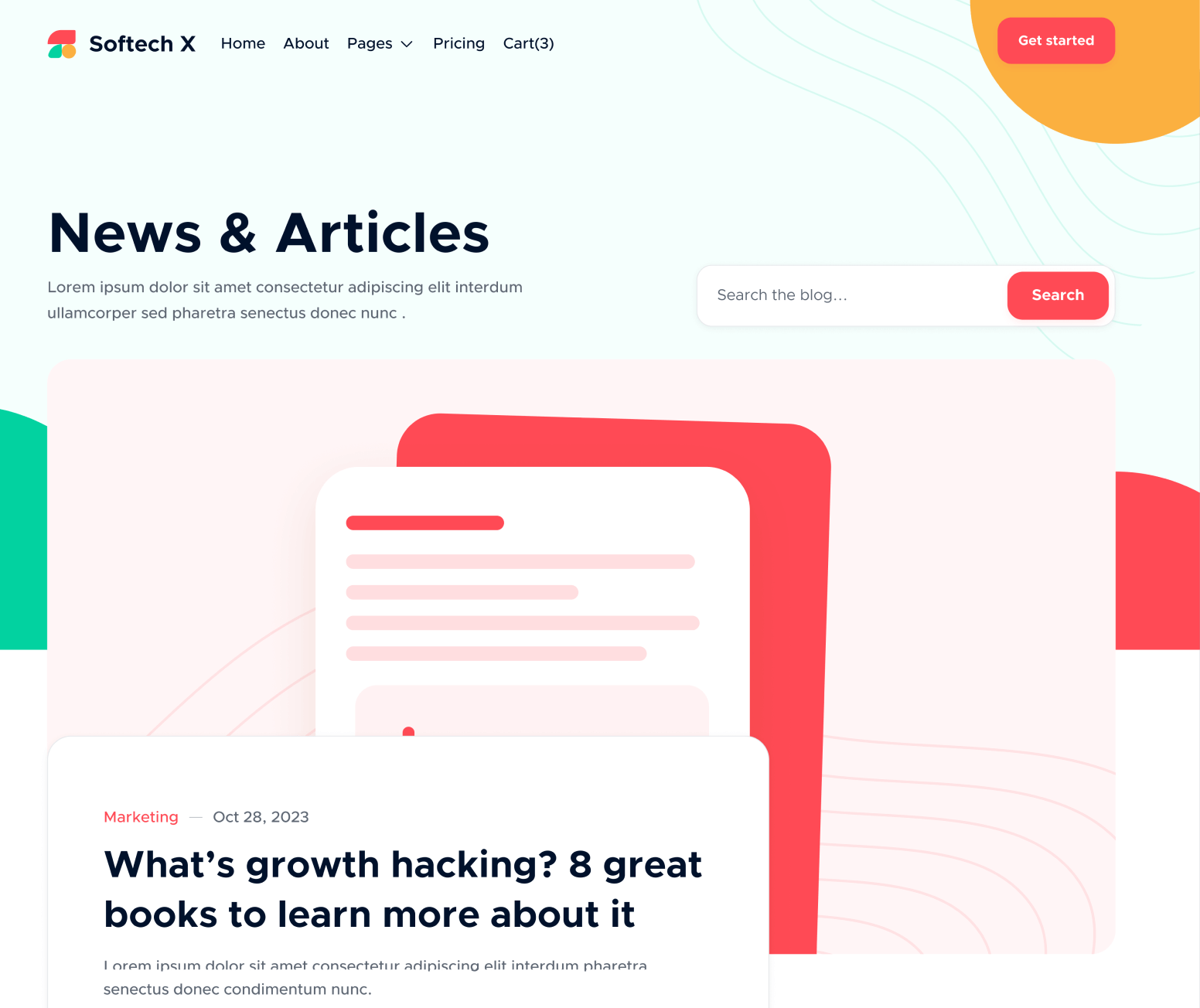 Blog V3 - Softech X Webflow Template