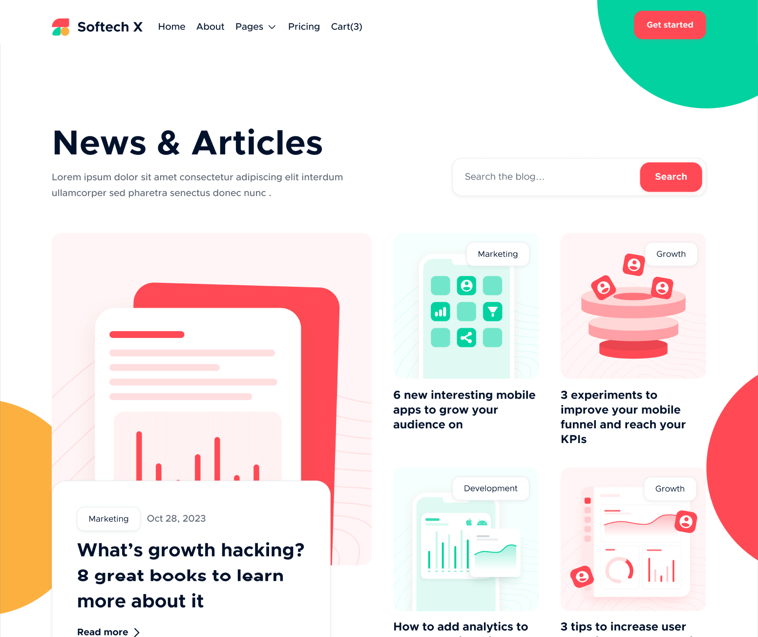 Blog V1 - Softech X Webflow Template
