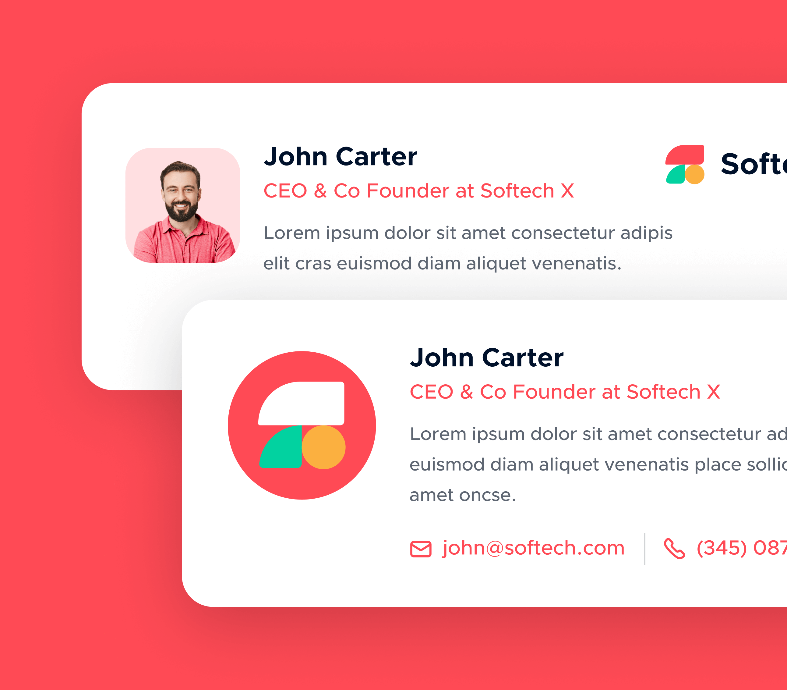 Email Signature - Softech X Webflow Template