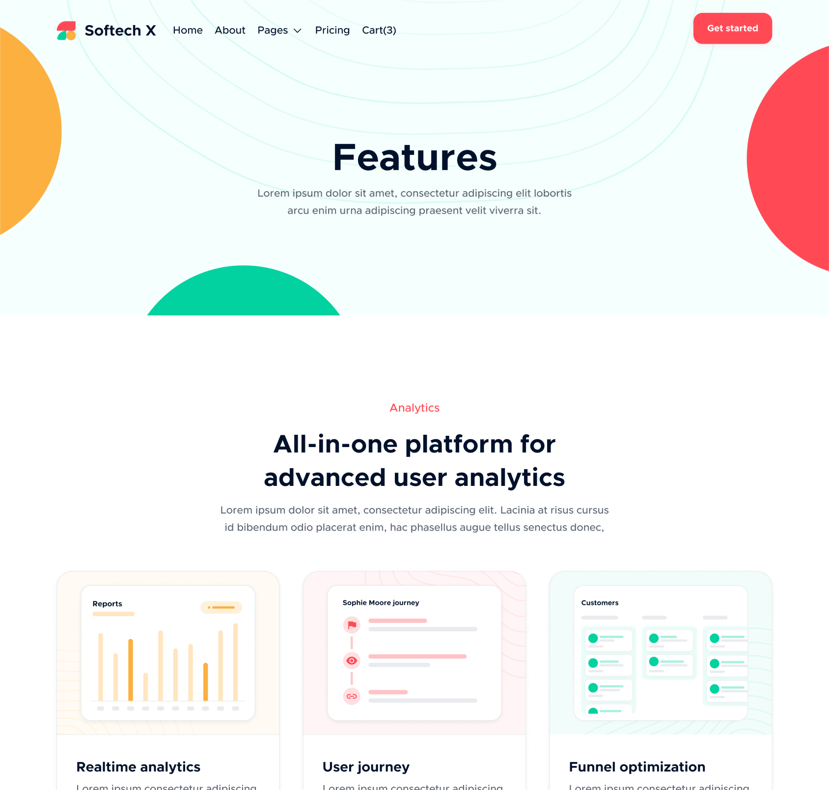 Features V1 - Softech X Webflow Template