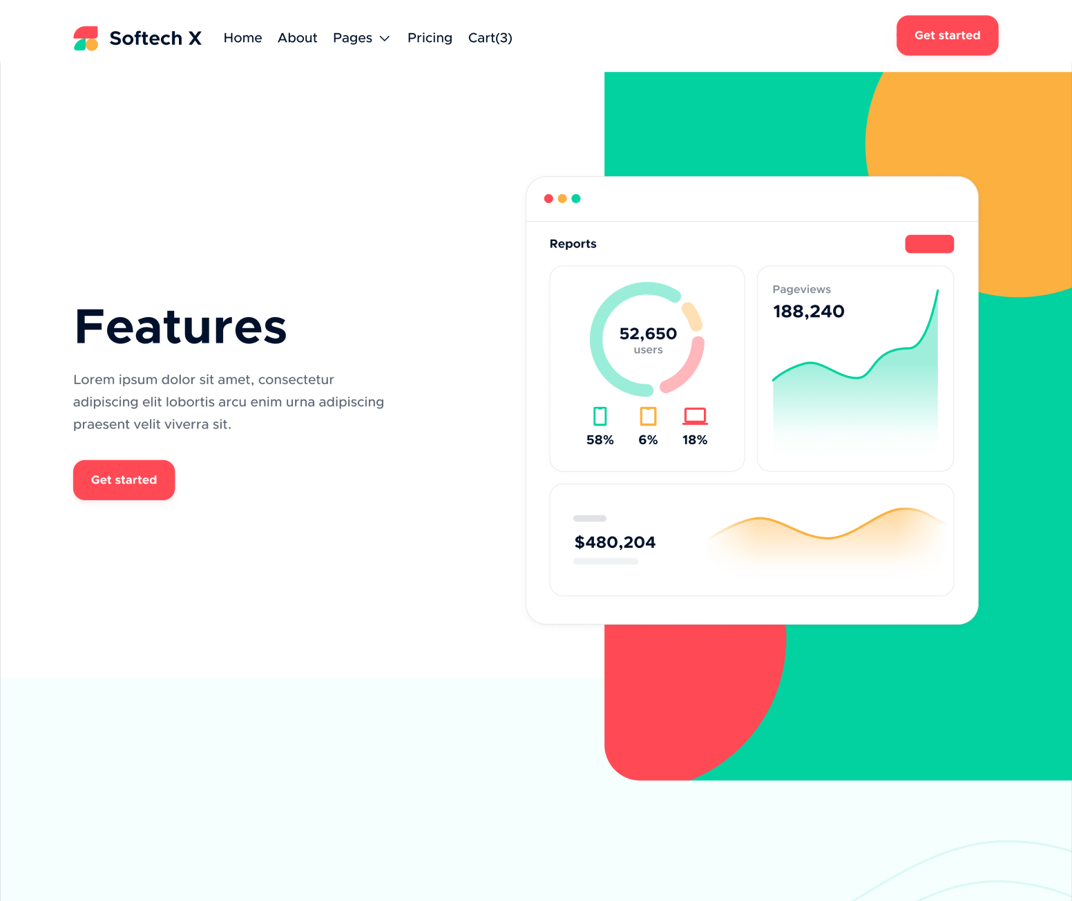 Features V2 - Softech X Webflow Template