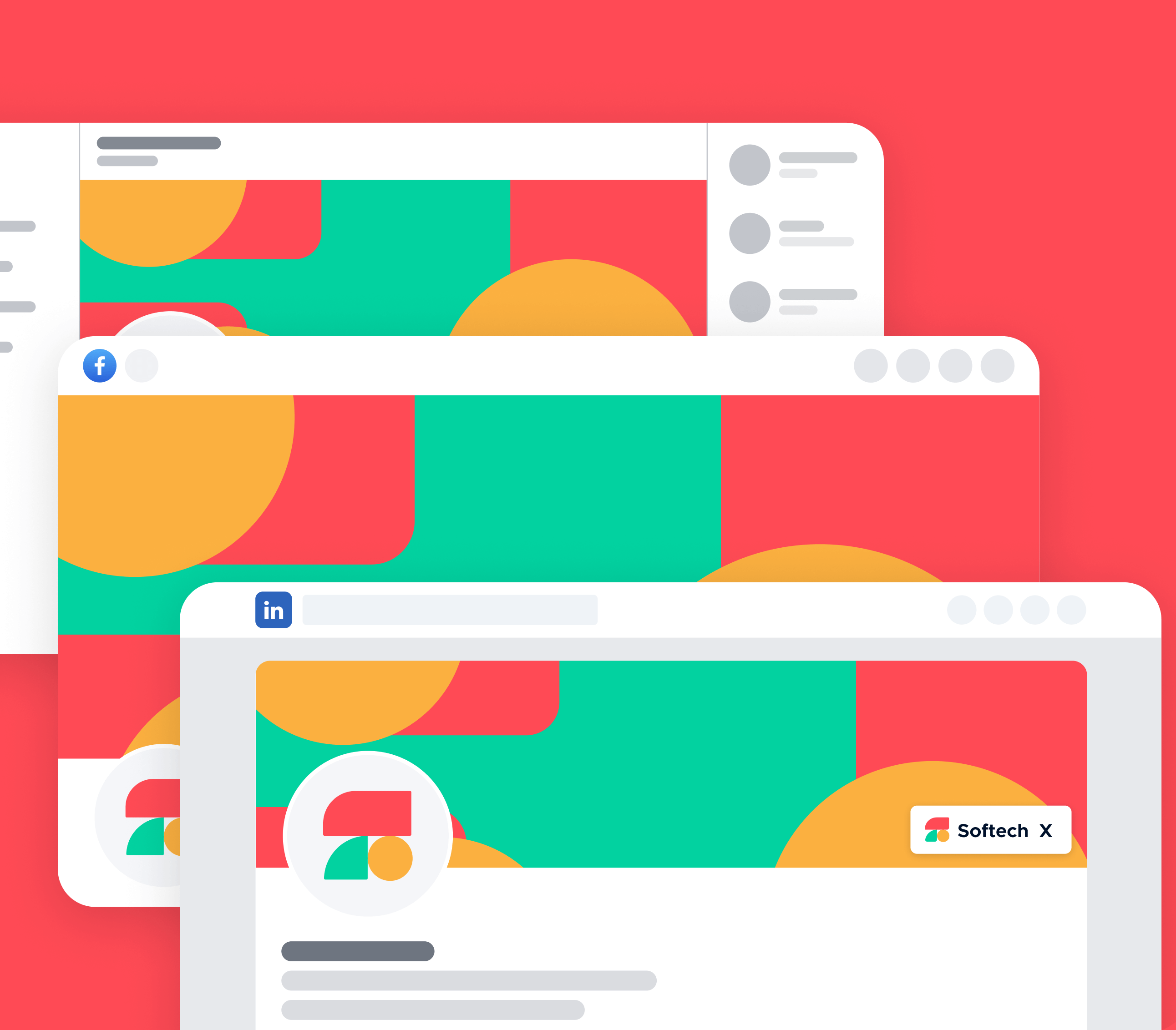 Social Media Assets - Softech X Webflow Template