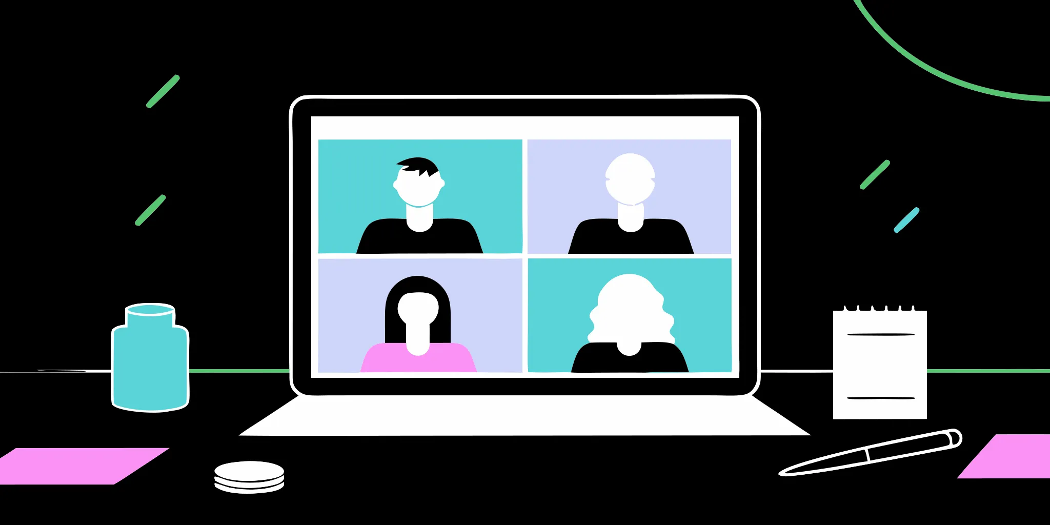 Successful virtual fundraising event setup.