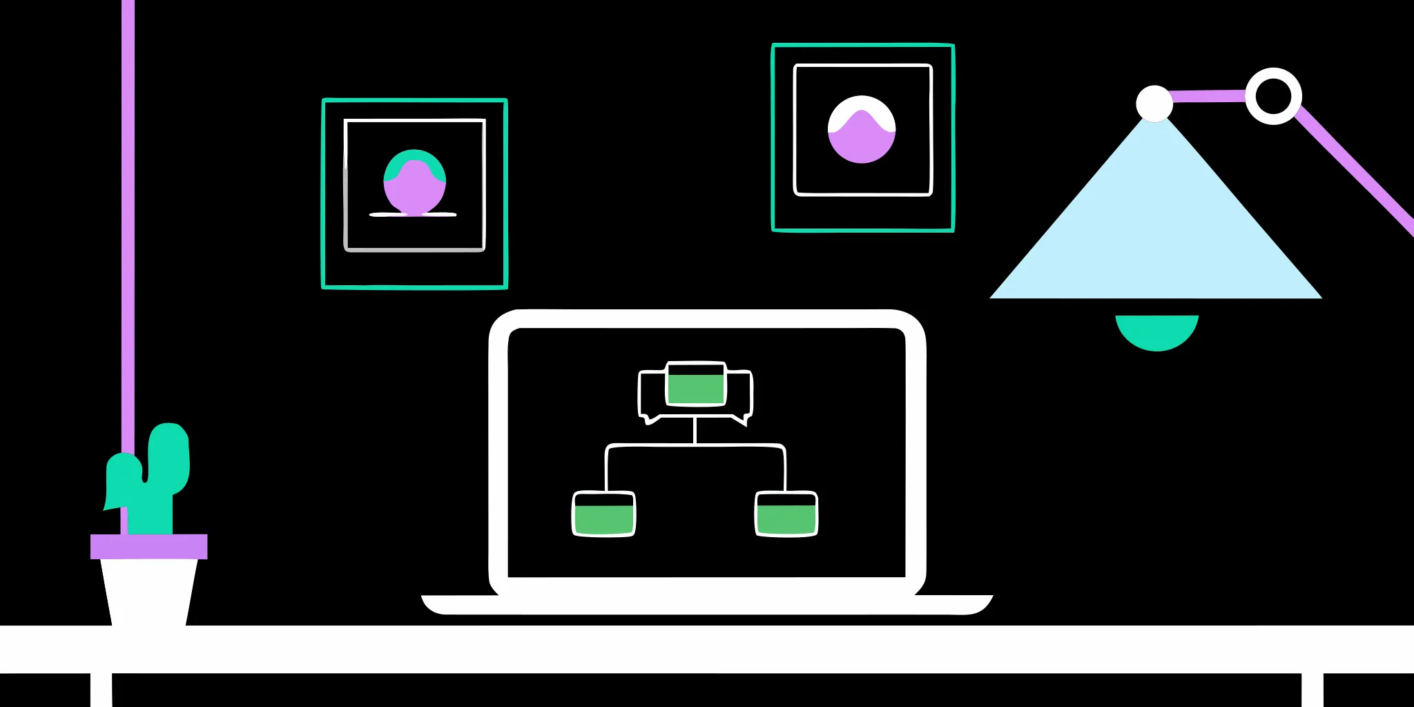 Laptop displaying an automation workflow for donor communication tools.