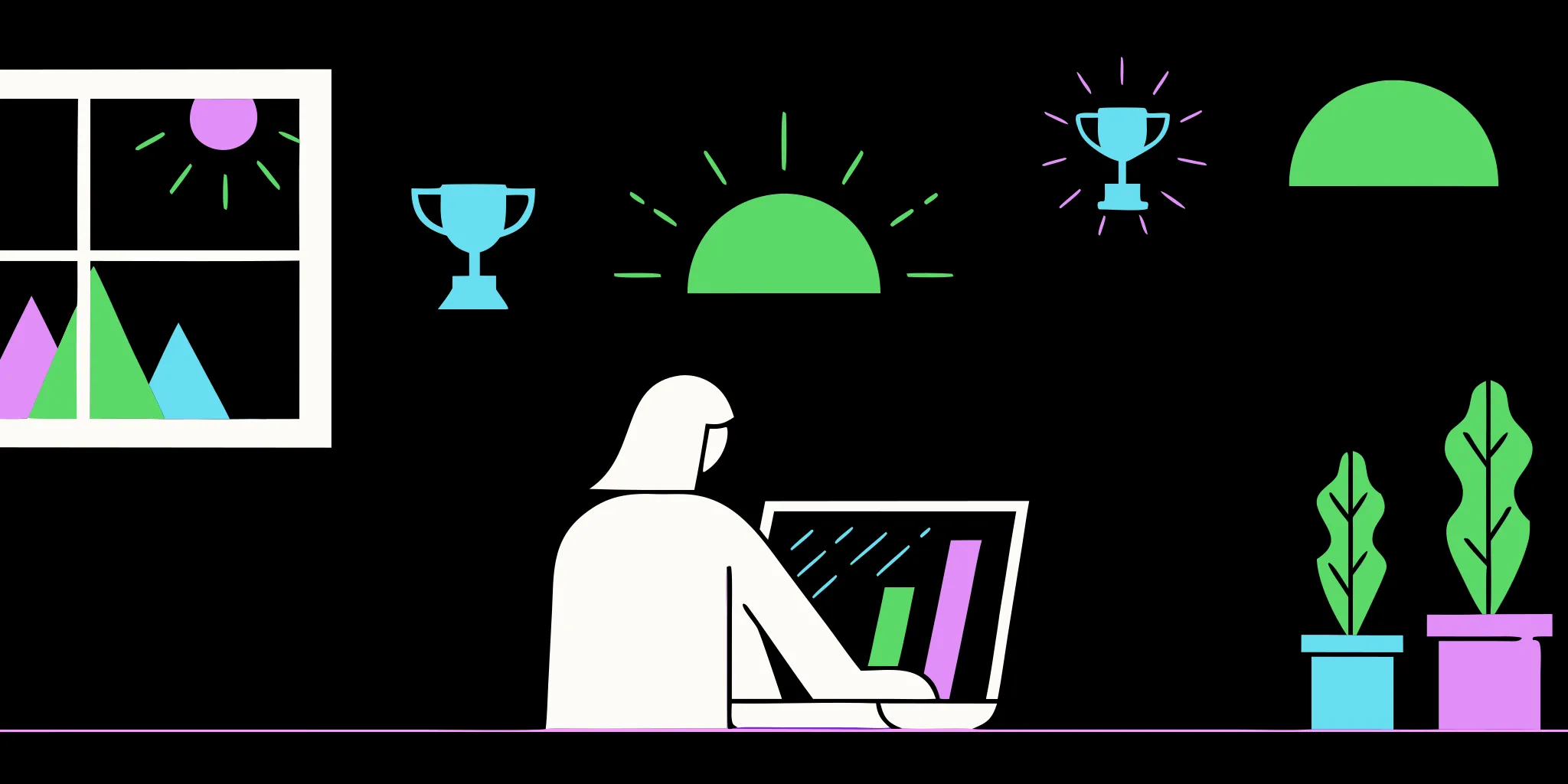 Person applying best practices for a successful Facebook fundraising challenge on a laptop.