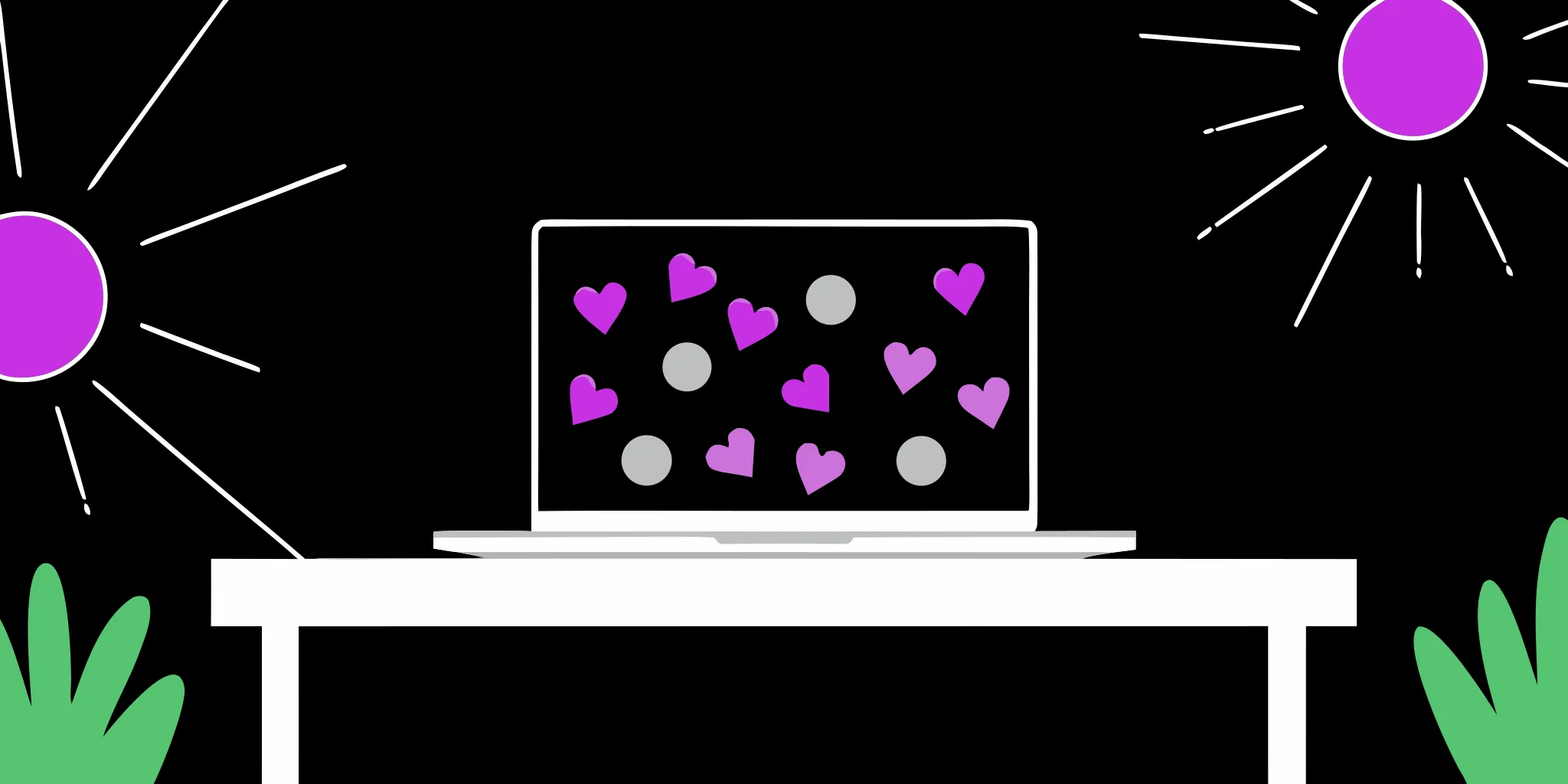 A nonprofit's social giving campaign displayed on a laptop screen.