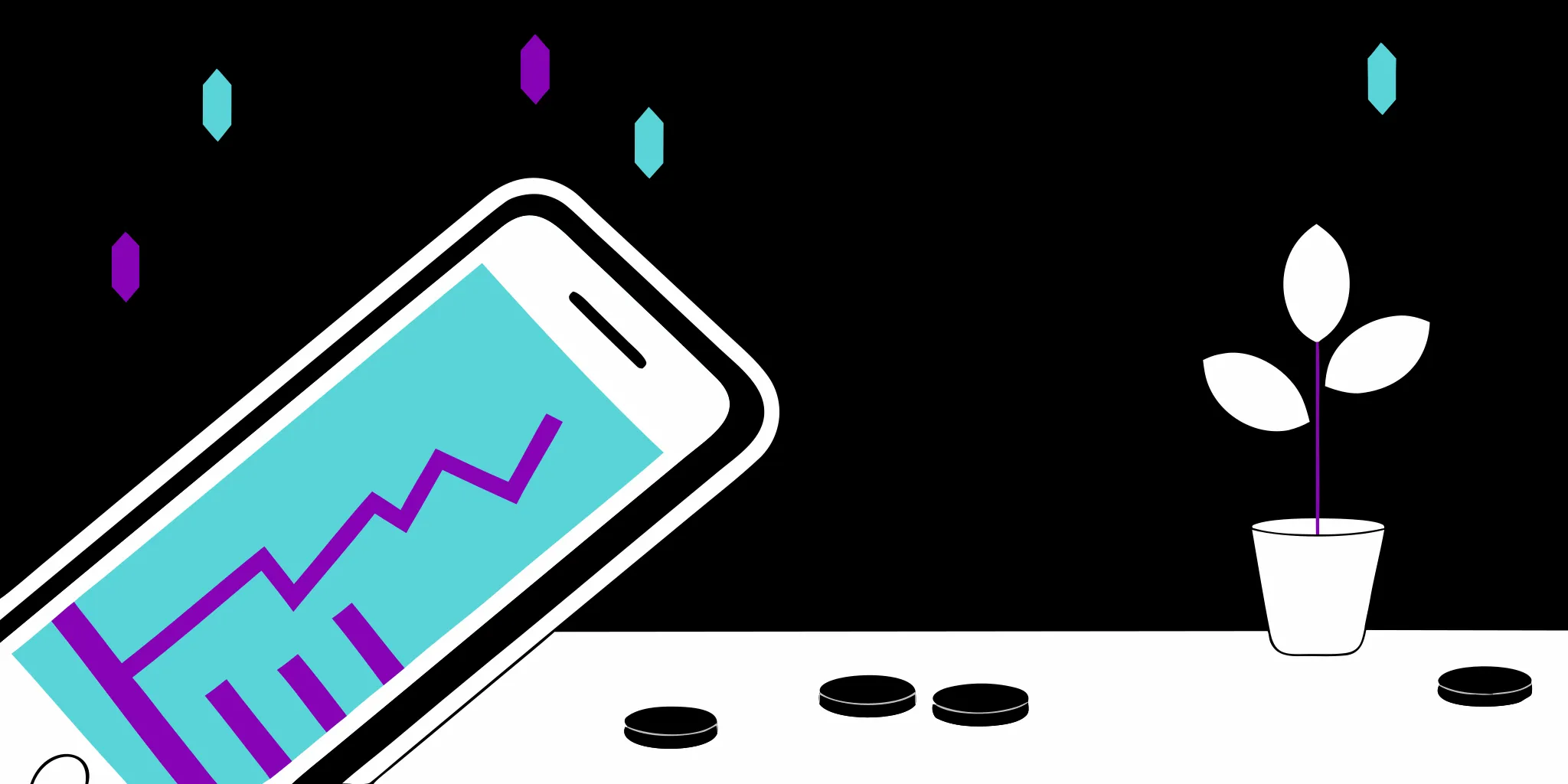 A smartphone showing a fundraising analytics graph, one of the best fundraising reporting tools for nonprofit growth.