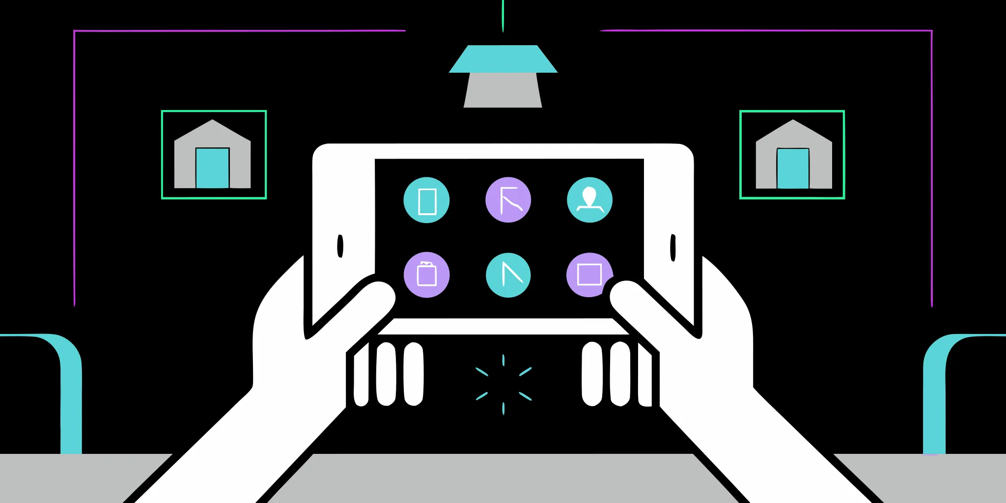 Hands holding a tablet with social icons, reviewing the best P2P fundraising sites for a campaign.