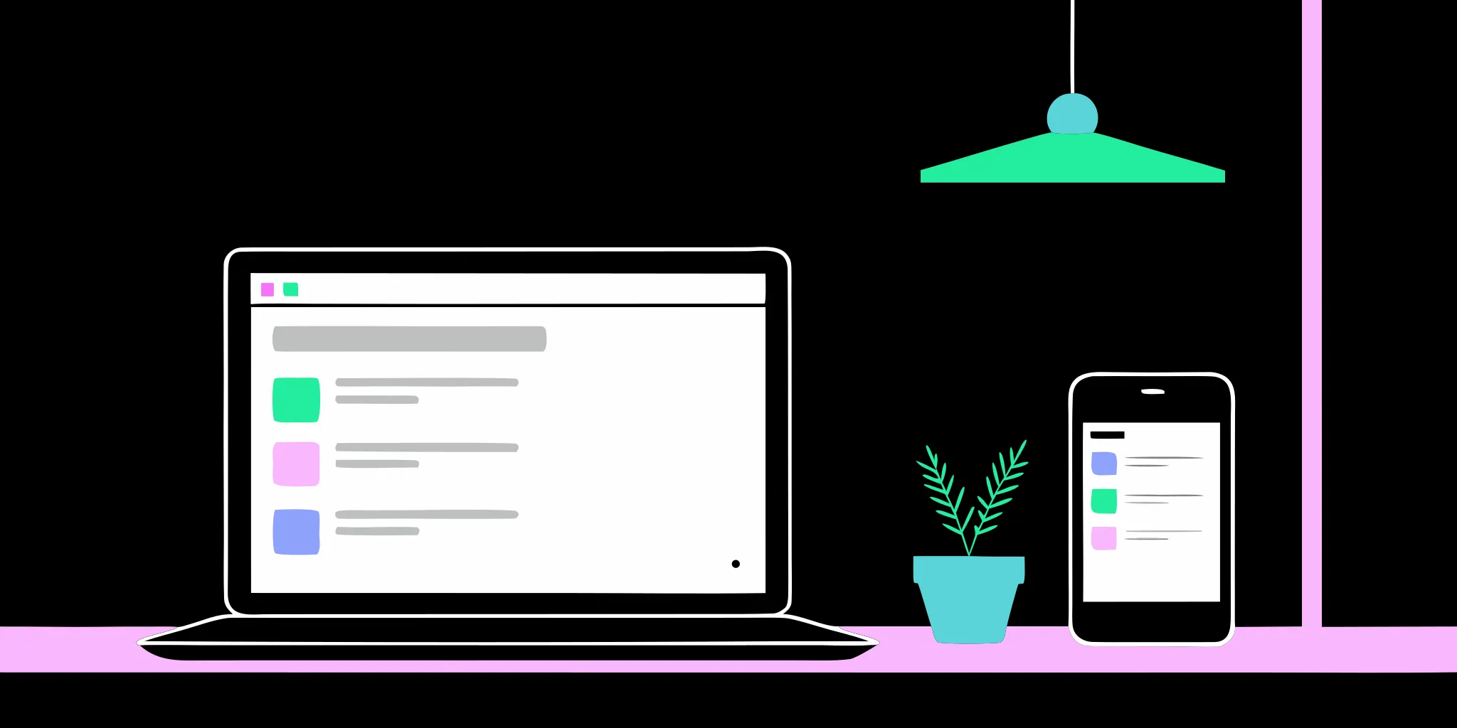 Planning a social media donor conversion strategy on a laptop and phone.
