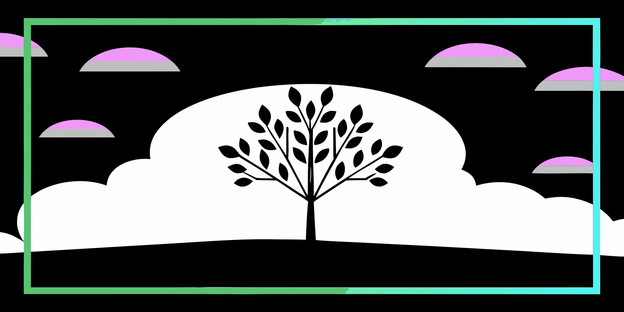 A tree representing the decline of individual giving for nonprofits.