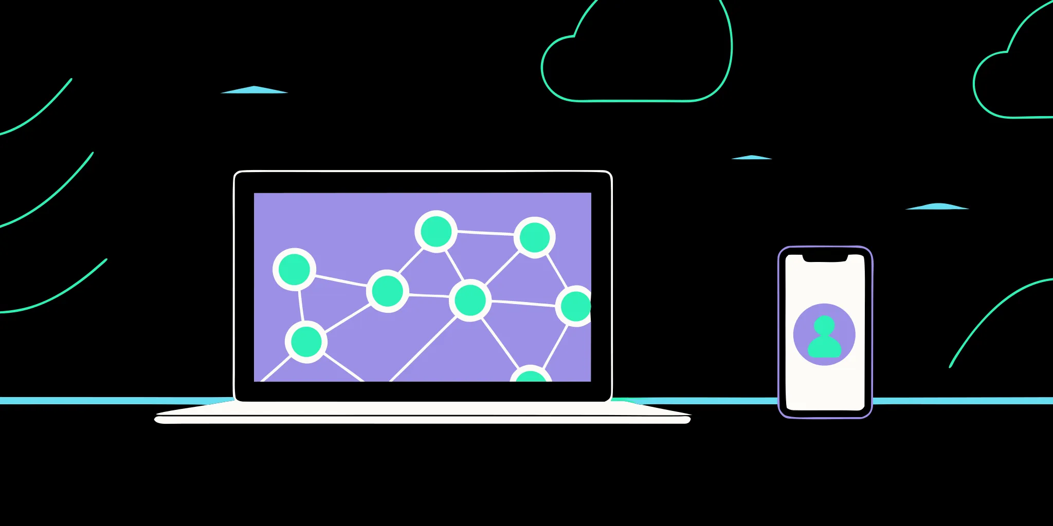Comparing supporter engagement tools for nonprofits on a laptop and smartphone.