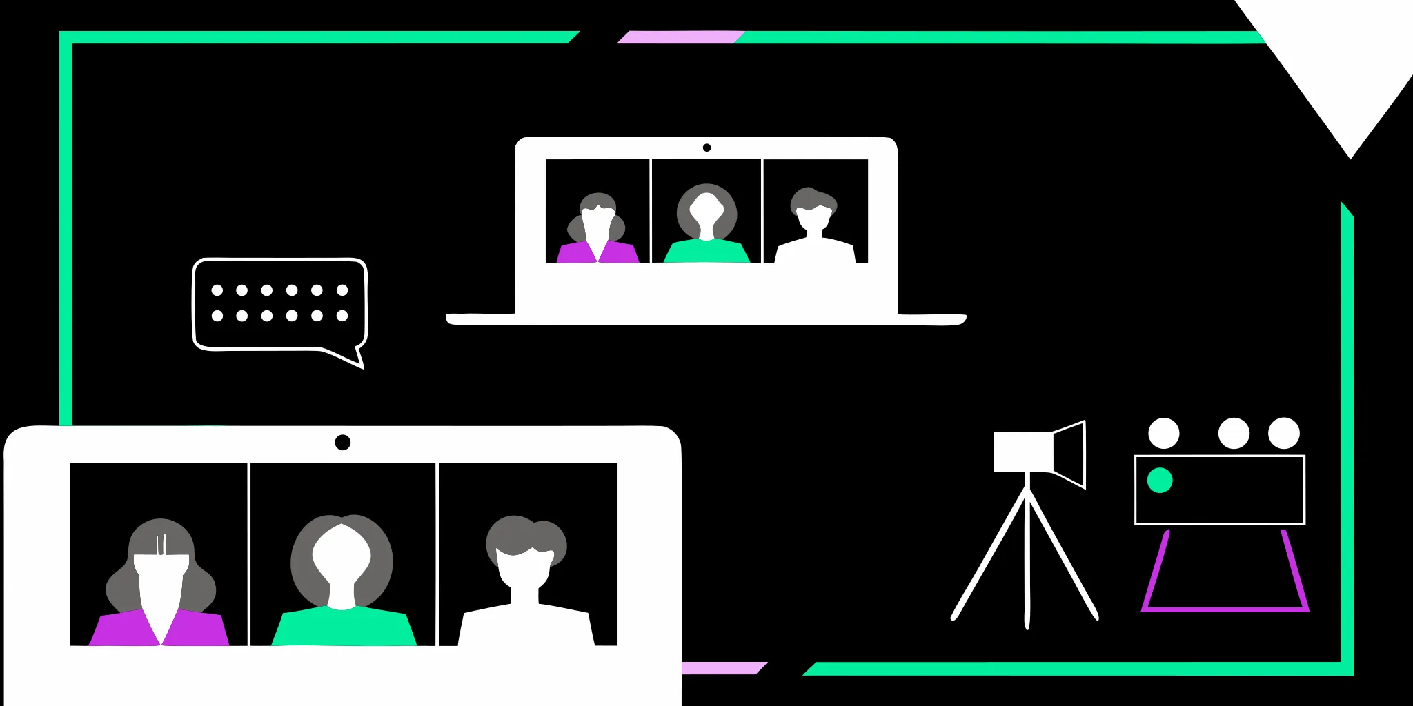 An example of an engaging virtual fundraising event on a computer screen.