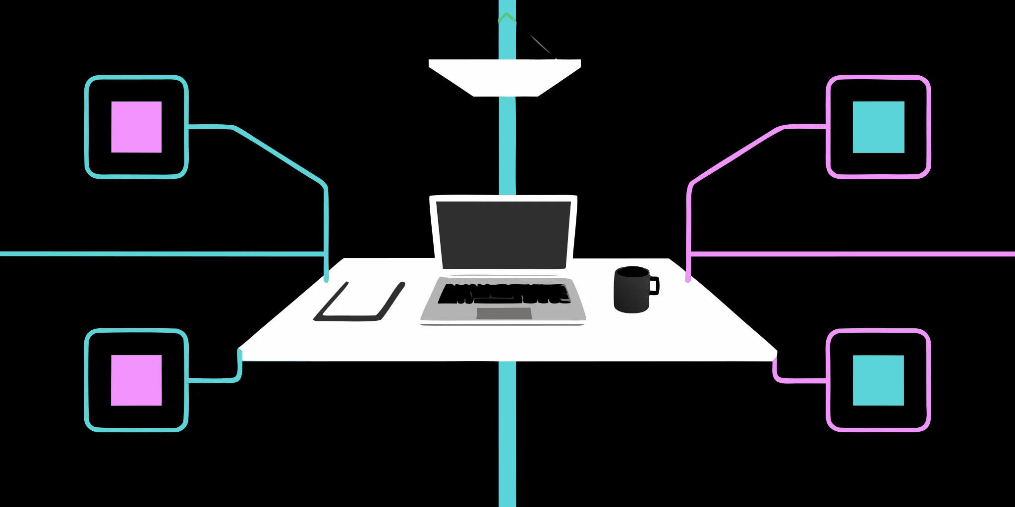 Laptop on a desk showing the GL reconciliation process for a nonprofit.