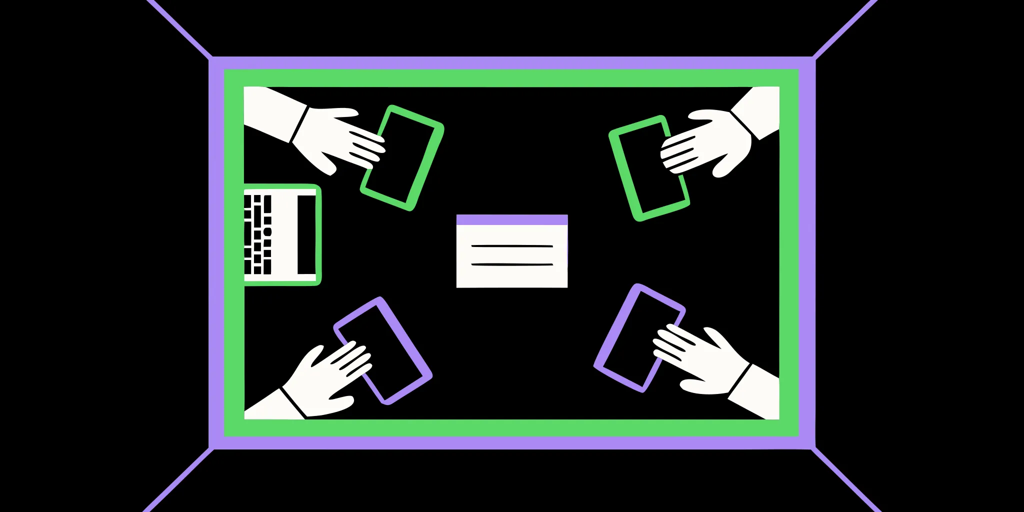 Nonprofit team planning direct messaging and email fundraising together