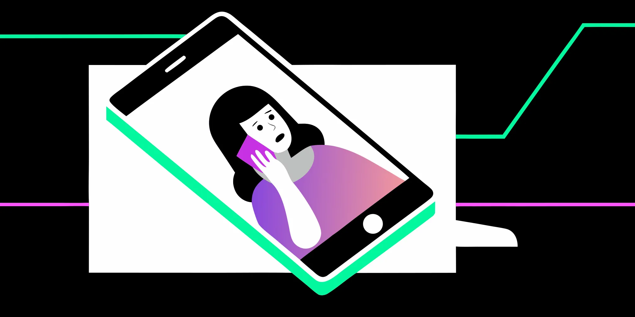Nonprofit supporter in a social direct messaging conversation
