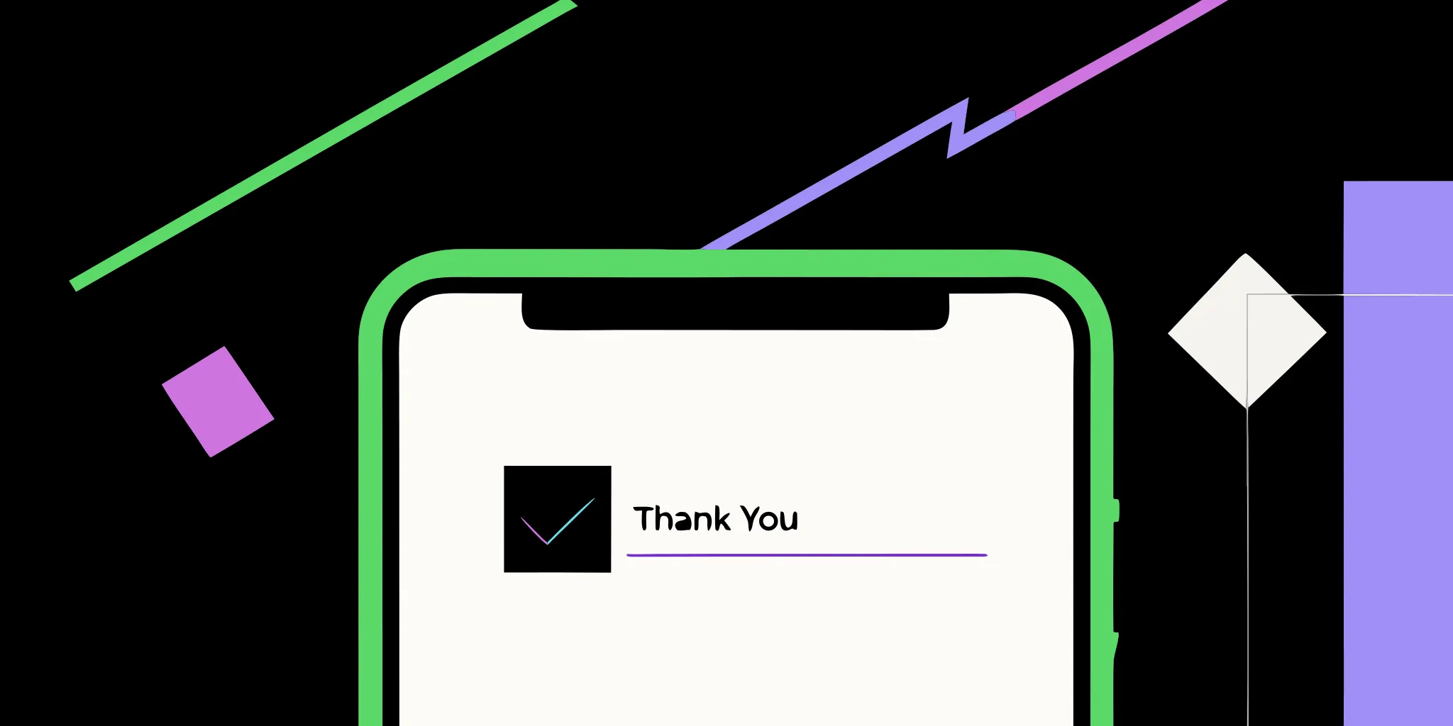 Smartphone displaying a Facebook fundraiser donation confirmation with nonprofit thank you note