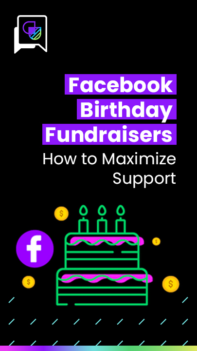 GoodUnited birthday fundraiser dashboard showing donor engagement analytics and revenue tracking