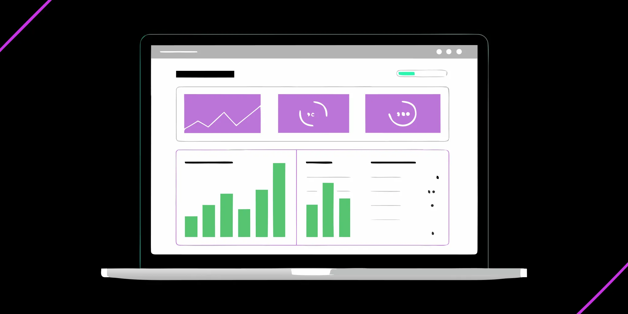 Nonprofit fundraising ROI dashboard showing key metrics and social media performance