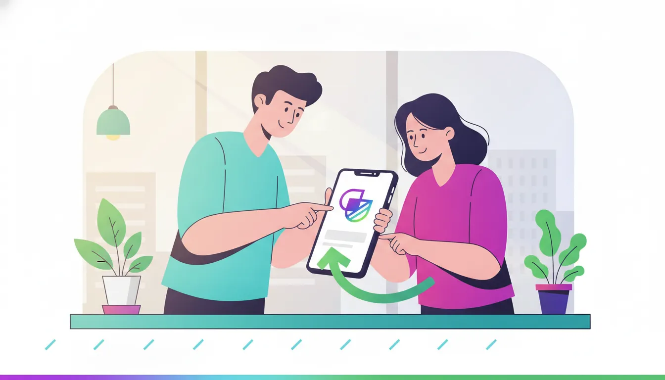 Nonprofit staff guiding a supporter through a donation on a smartphone