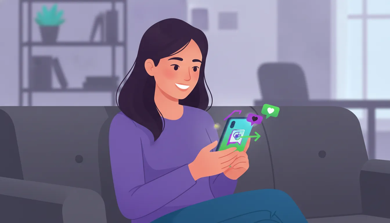 Supporter reading a direct message invitation to become a monthly donor