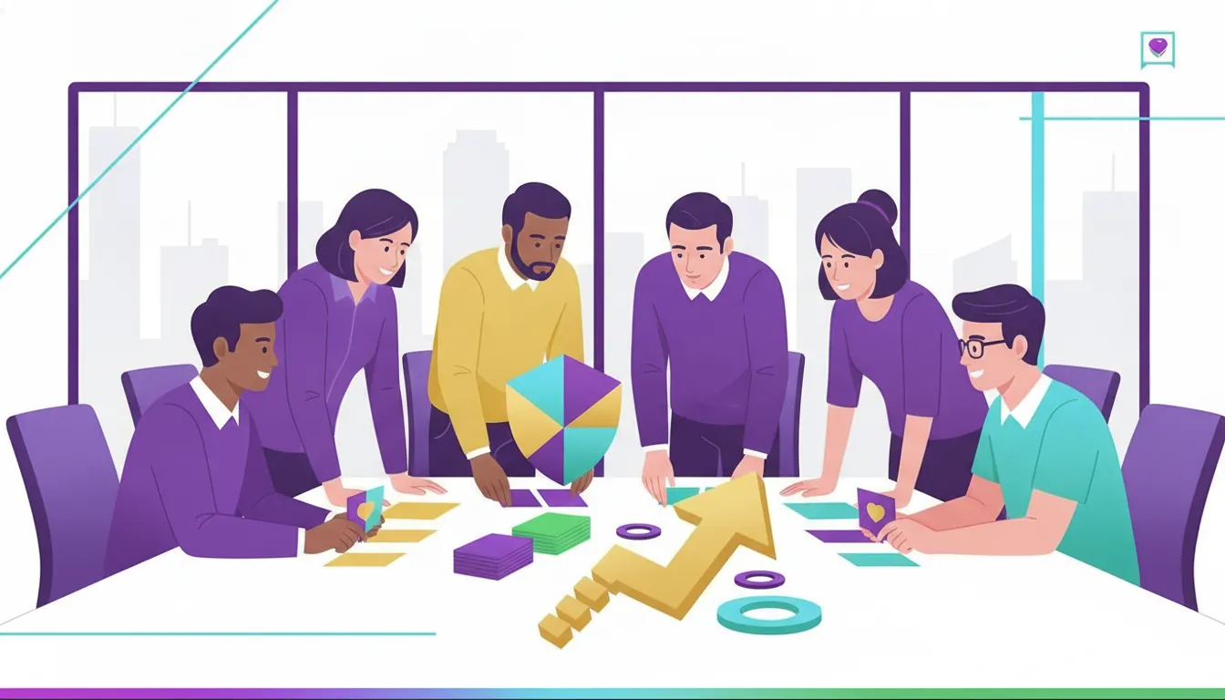 Nonprofit team planning sponsorship tier names and partner roles
