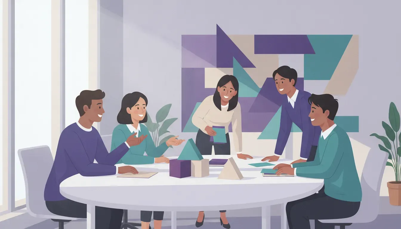 Nonprofit development team reviewing fundraising analytics together