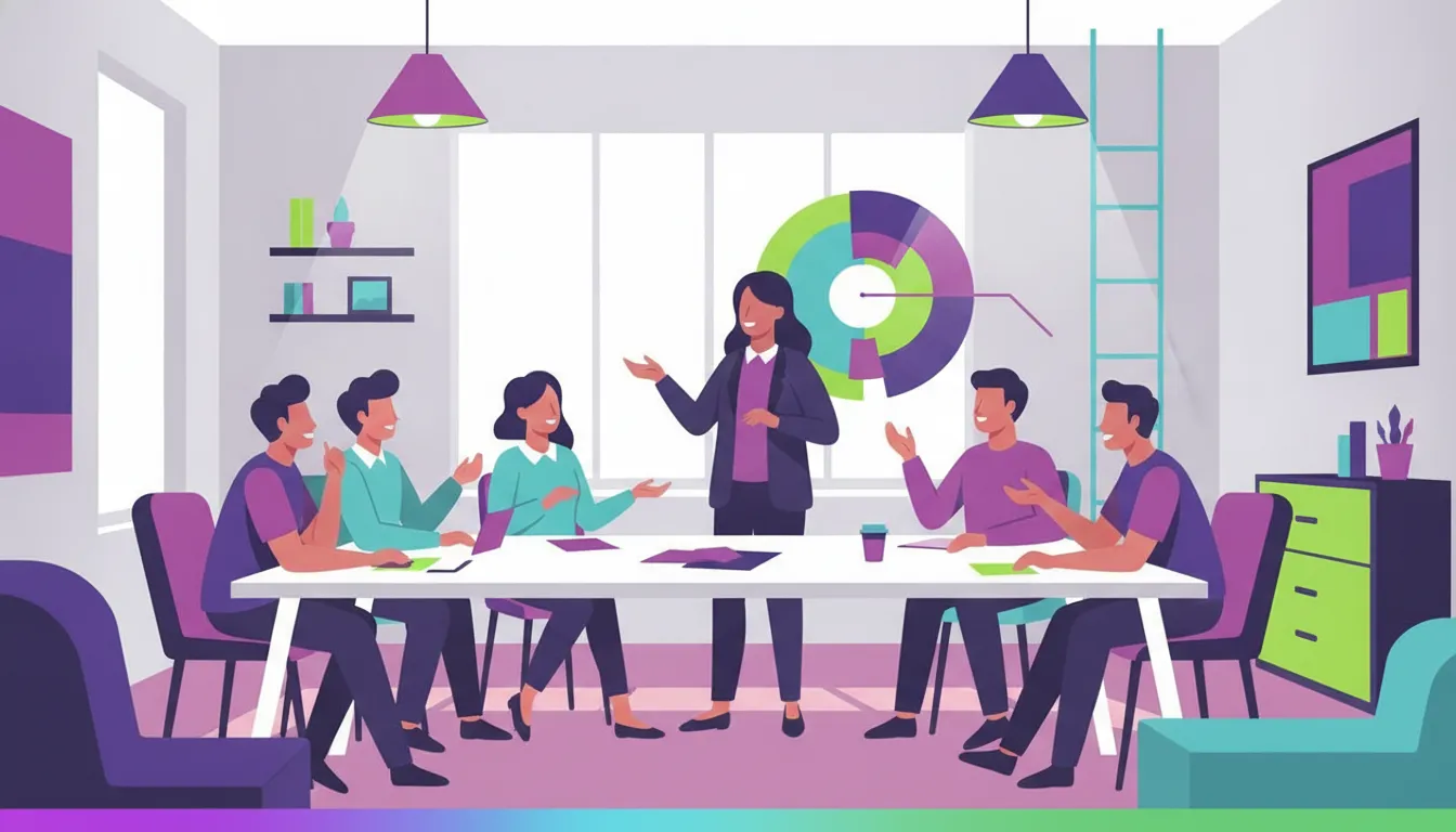 Nonprofit board members in a fundraising training workshop