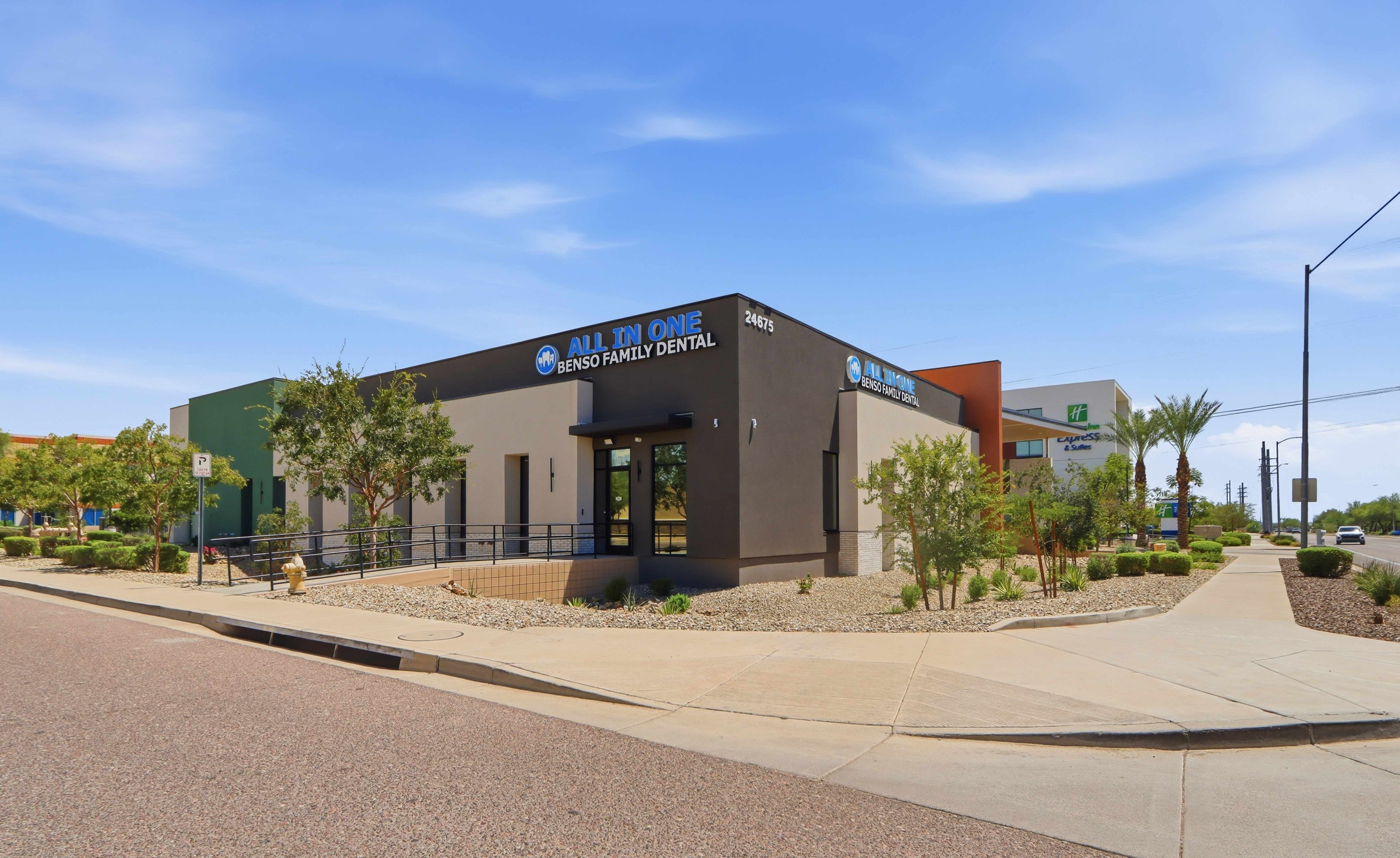 Exterior street view of the office building