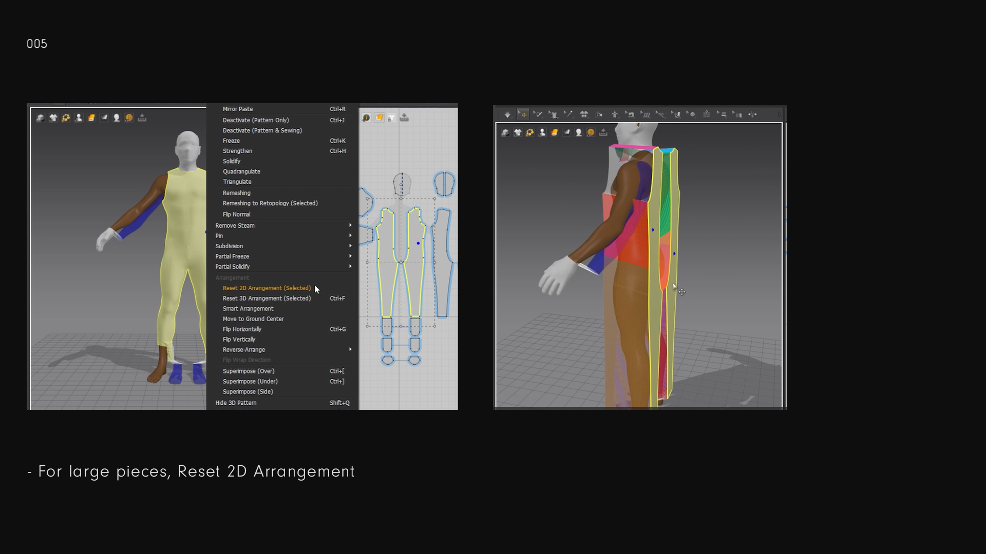 Visual Manual or tutorial for how to use Morph-Man. Morph-Man is a marvelous designer project file from Blauw Films, developed by costume designer Charlotte Simons. Morph-Man is a full-body 3D mesh. This is the software Marvelous Designer. The image is showing how to simulate the 3D garment. 