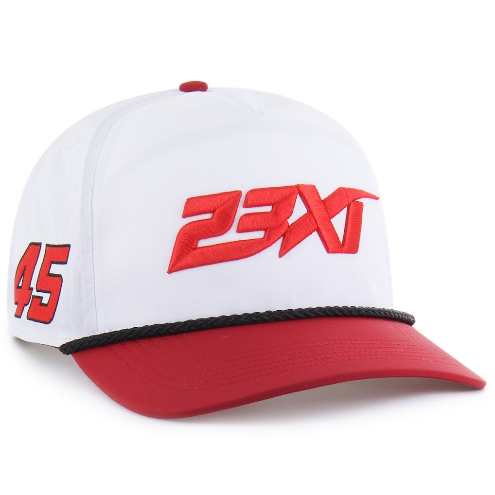 Men's '47 White/Red Tyler Reddick brrr° 23XI Rope Hitch Adjustable Hat