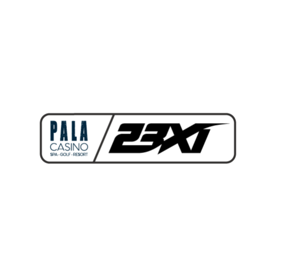 Pala Casino and 23XI Racing logo