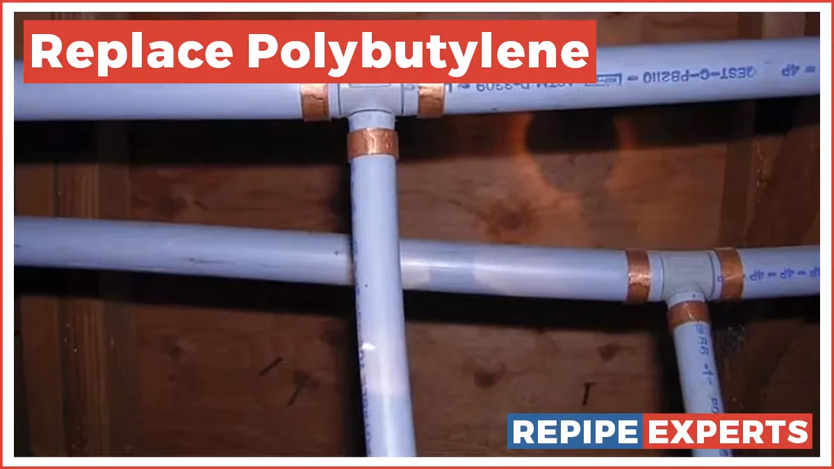 Polybutylene plumbing in need of replacement with a PEX repipe