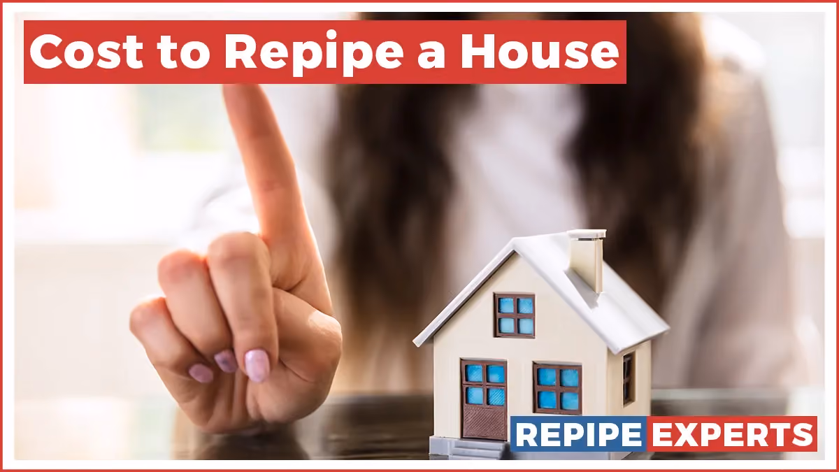 Woman showing increased home value with a whole house repipe with pex