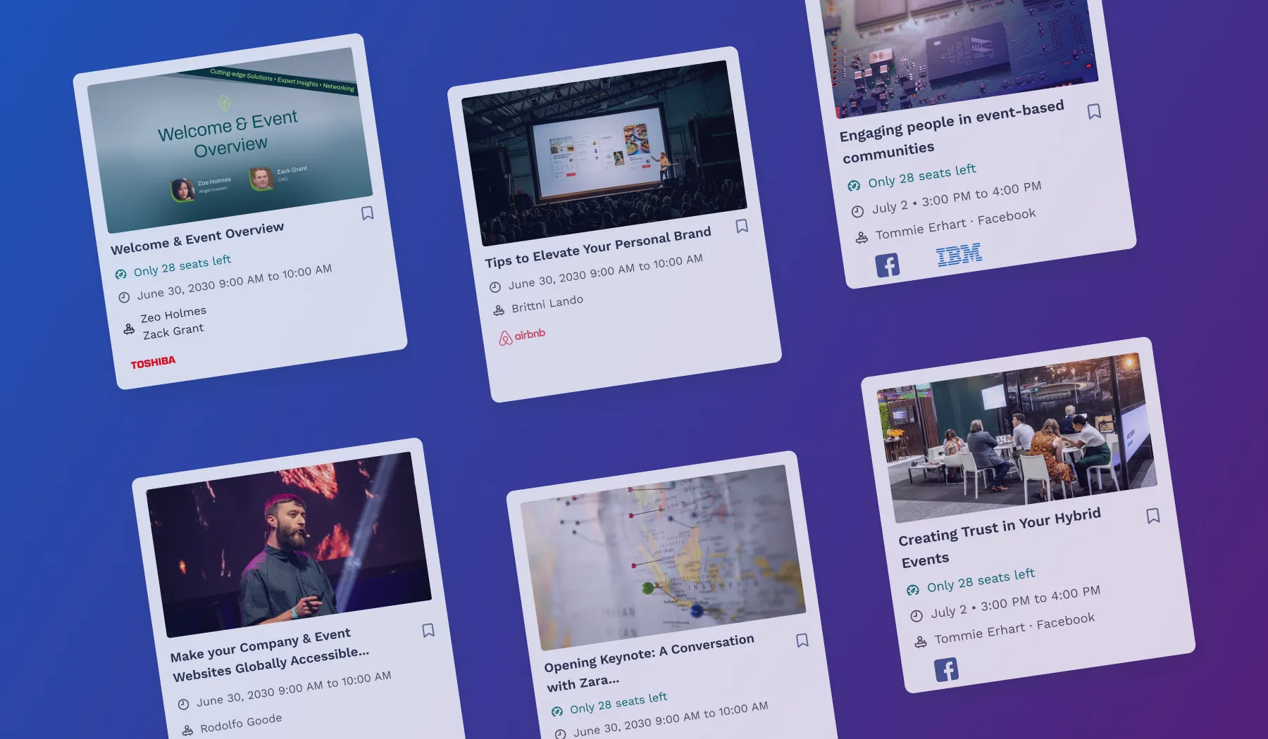 Graphic thumbnail of Swapcard's article 'How to Create an Effective Event Planning Agenda' displayed over event-related visuals.